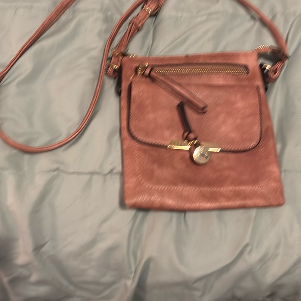 Brown Leather Crossbody Bag